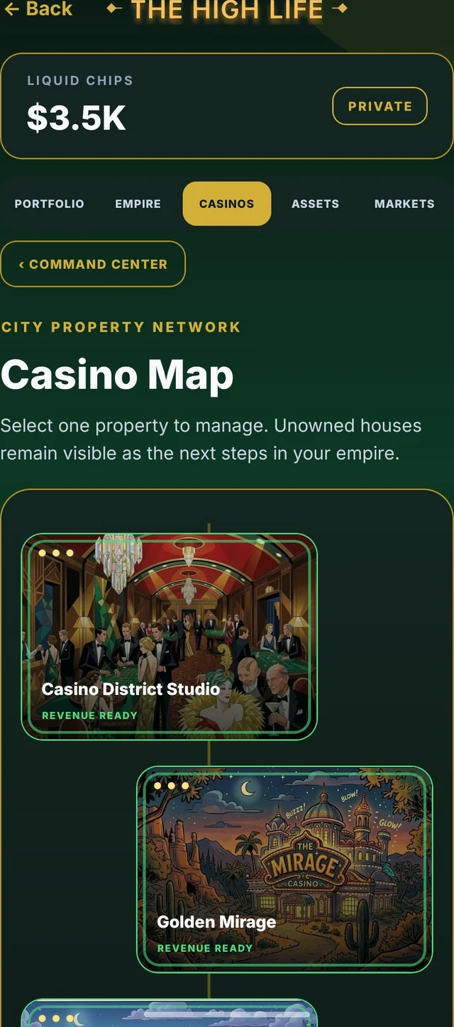 Blackjack Empire property map screenshot