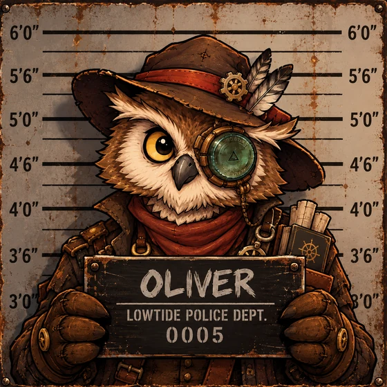 Oliver dossier plate