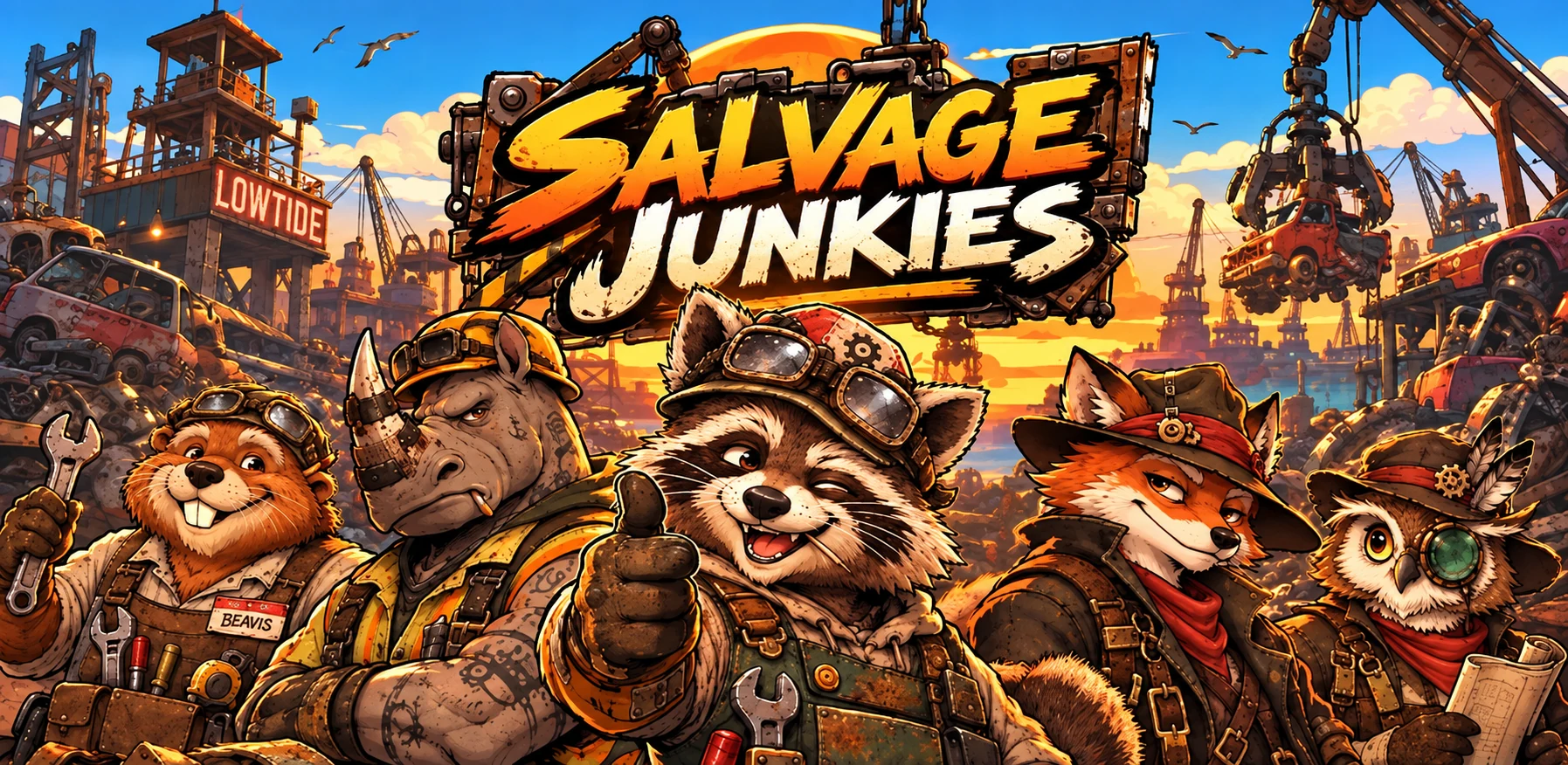 Salvage Junkies full cast hero